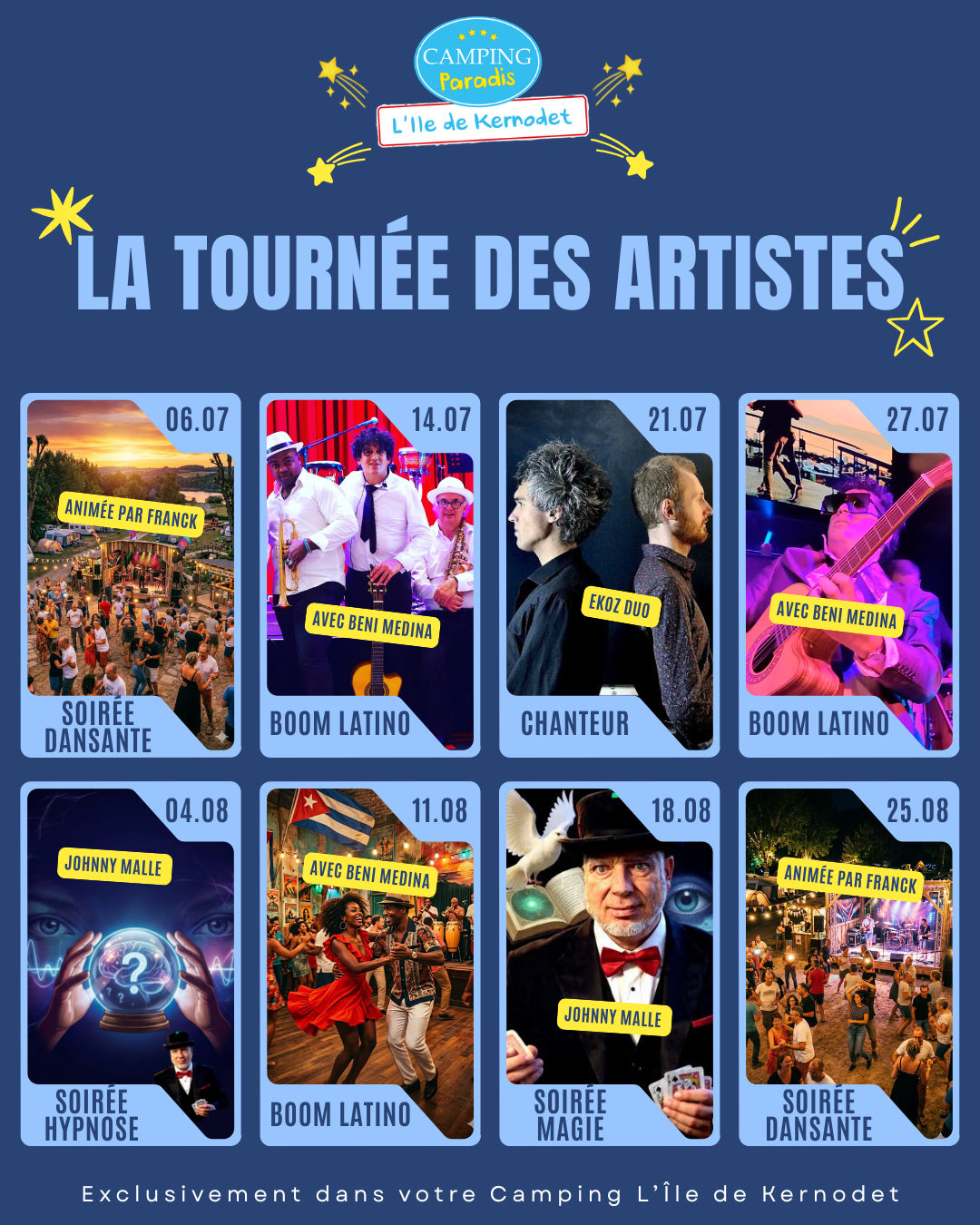 la tournÉe des artistes 2026